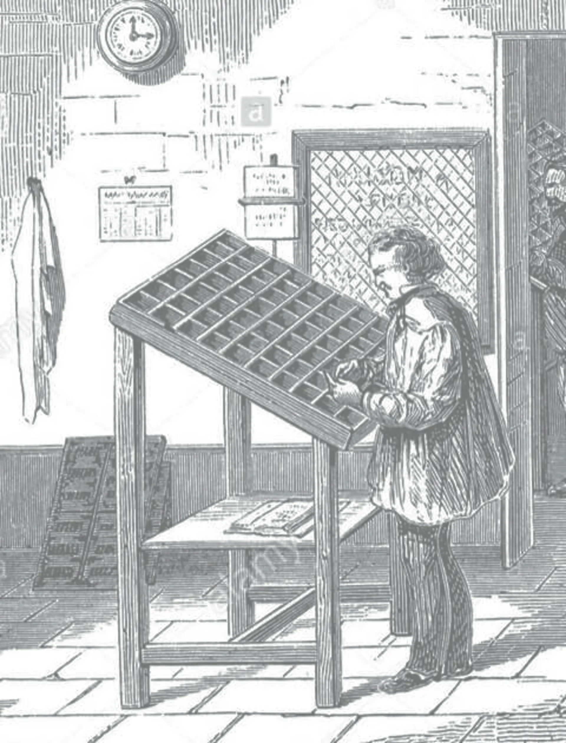Typographe Composant des Caractères